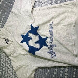 Aelfric Eden Stellaris Embroidered Hoodie in a grey color Size L